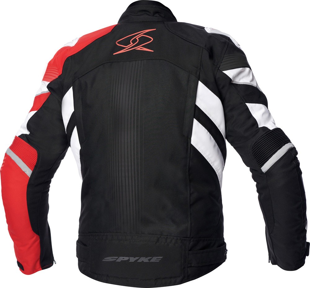 Giacca moto sport touring Spyke Estoril GT nero bianco rosso black white red jacket