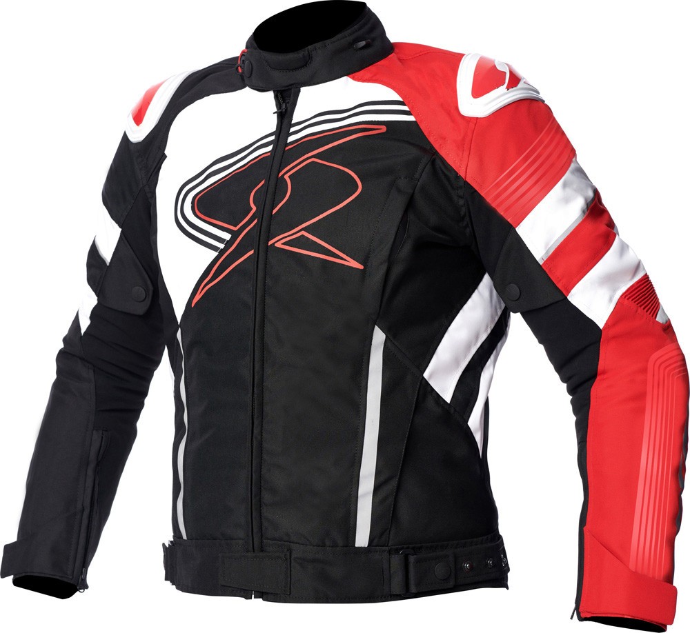 Giacca moto sport touring Spyke Estoril GT nero bianco rosso black white red jacket