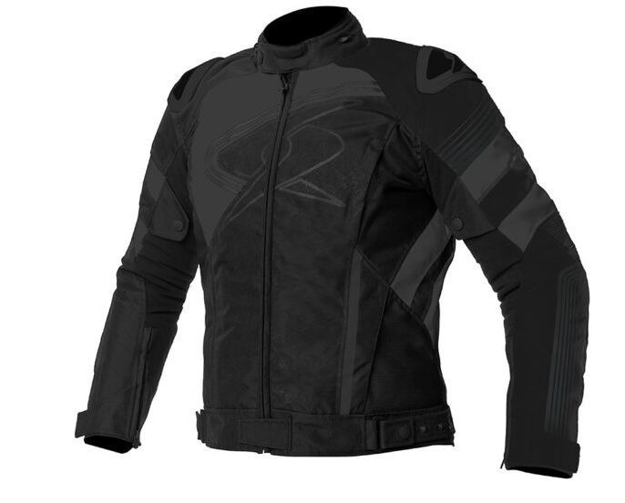Giacca moto sport touring Spyke Estoril GT Dry Tecno nero black impermeabile jacket
