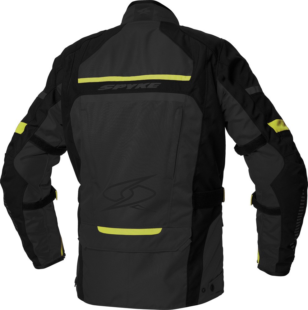 Giacca moto touring Spyke Meridian Dry Tecno grigio giallo grey yellow jacket