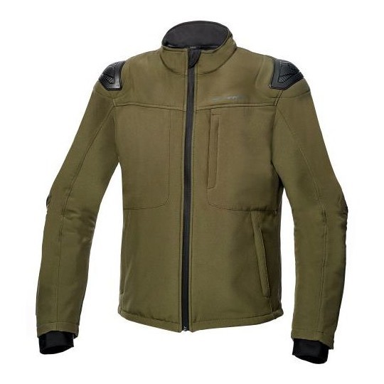 Giacca moto sport touring Spyke Softshell Combo verde green jacket