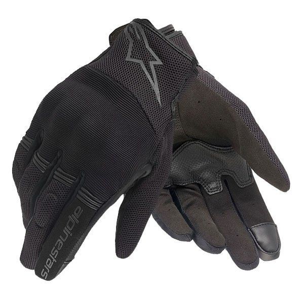 Guanti estivi moto Alpinestars Copper nero black leather gloves