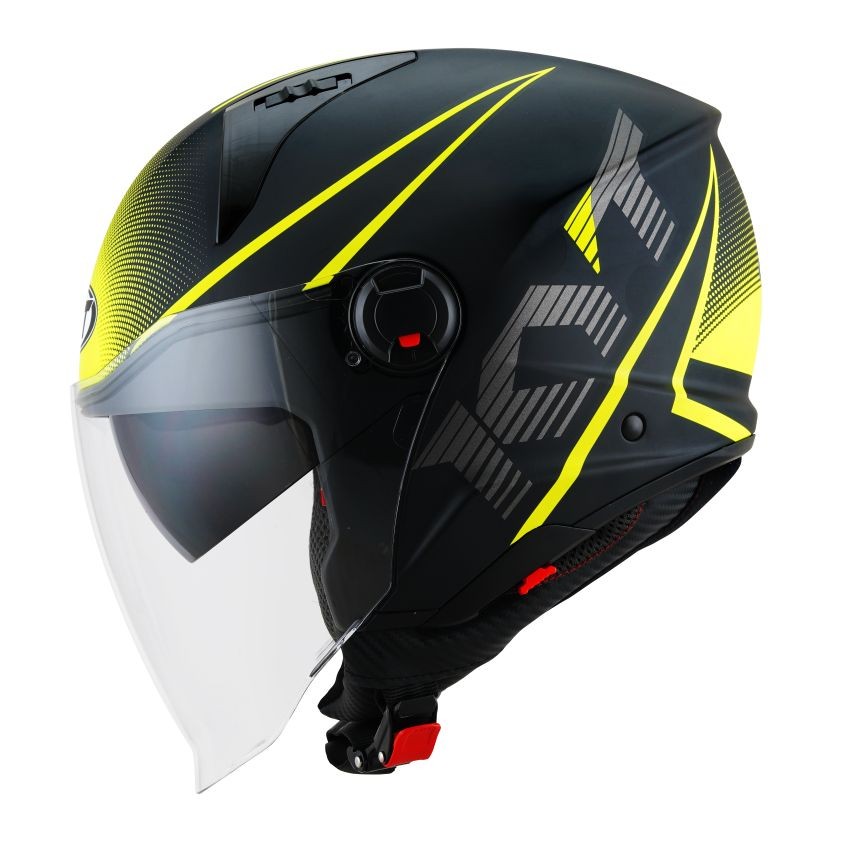 KYT D-City Colorful giallo yellow helmet casque