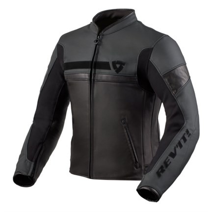 Giacca pelle Revit Mile black jacket