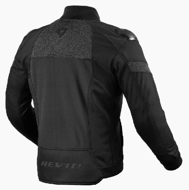 Giacca moto impermeabile Revit Action h2o nero black jacket