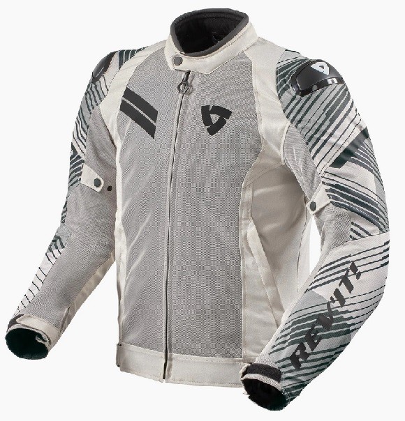 Giacca Revit Apex air h2o light gray black jacket