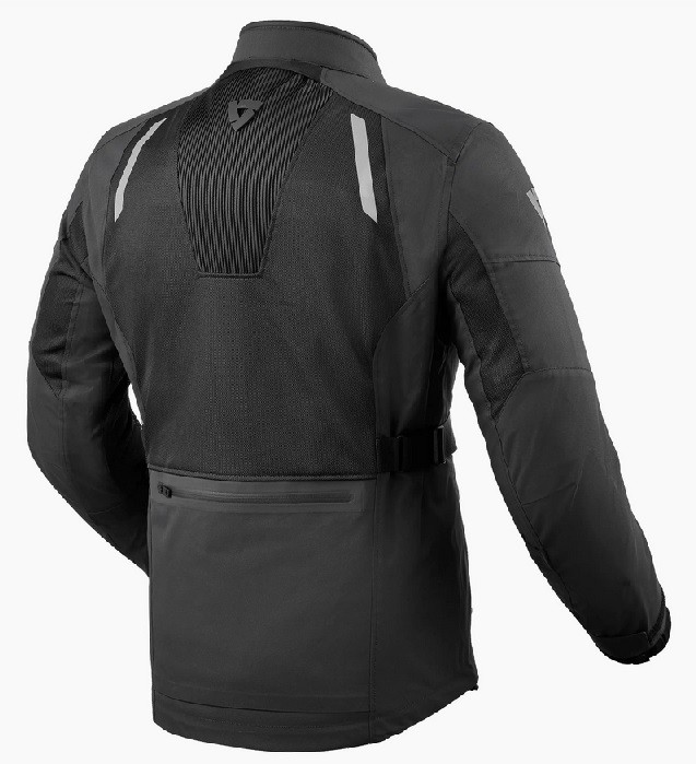 Giacca moto touring Rev'it Levante 2 nero black jacket