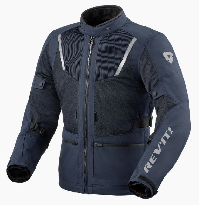 Giacca moto touring Rev'it Levante 2 dark blu jacket 4 stagioni