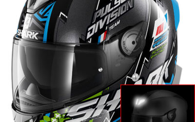 Casco integrale moto Shark Skwal 2 NOXXYS Blu verde green helmet casque