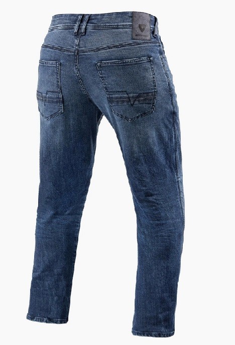 Jeans pantalone moto Revit Detroit 2 SF blu medio trouser pants