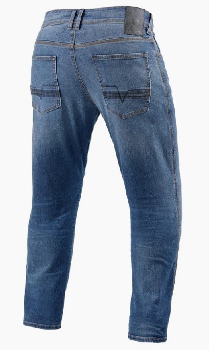 Jeans pantalone moto Revit Detroit 2 SF classic blu slavato trouser pants
