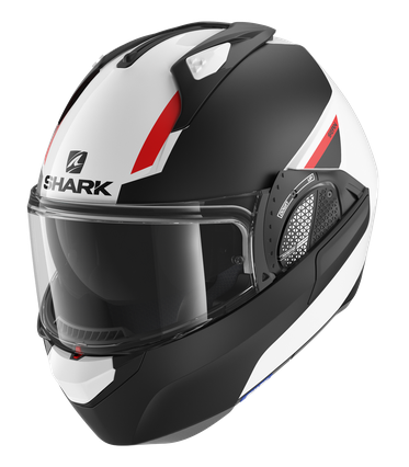 Casco  Shark Evo GT SEAN white Black Red helmet casque