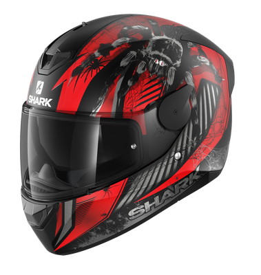 Casco integrale Shark D-Skwal 2 ATRAXX Mat Black Red Anthracite helmet casque
