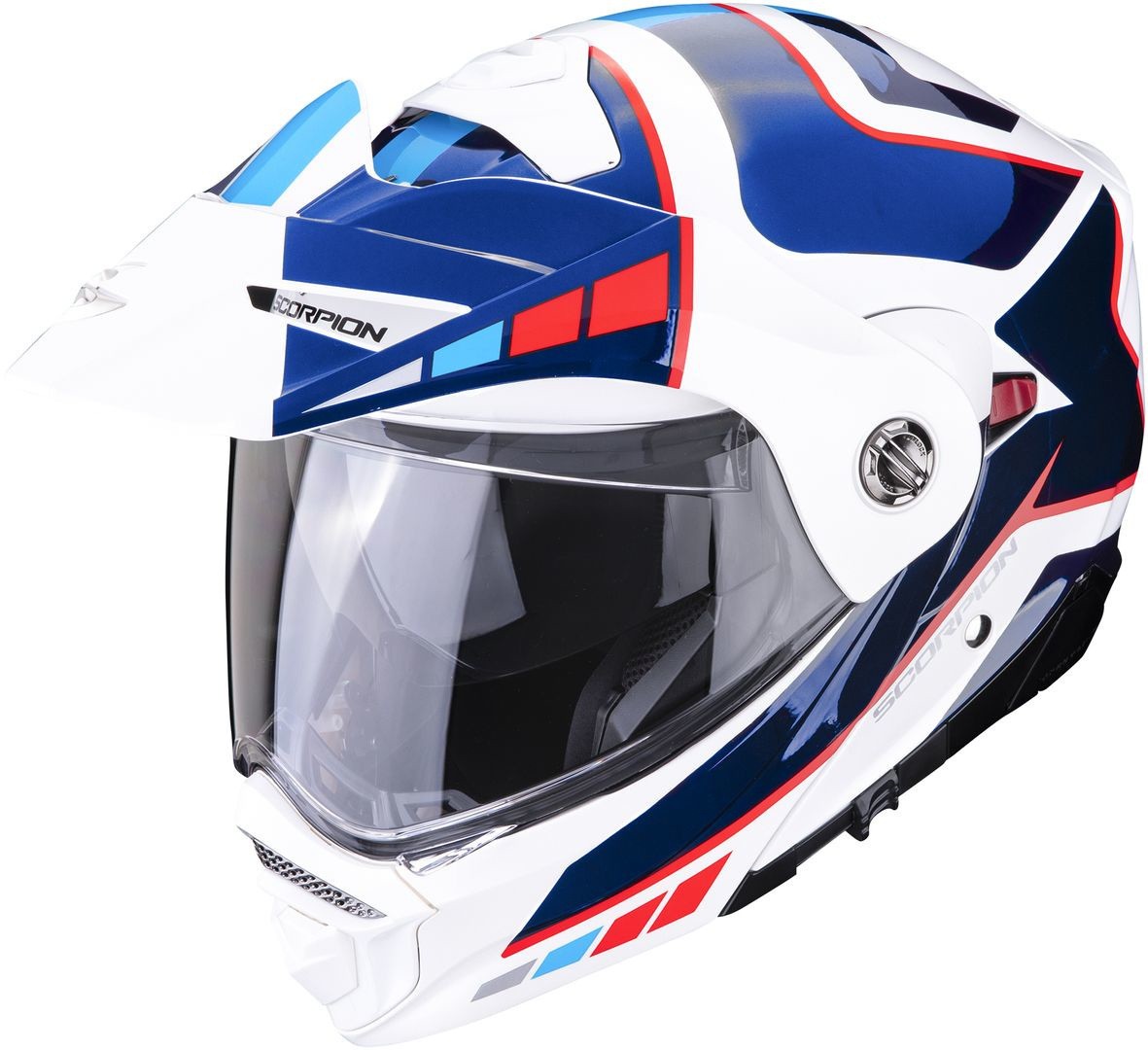 Casco Scorpion ADX-2 Camino bianco rosso blu white red Helmet casque