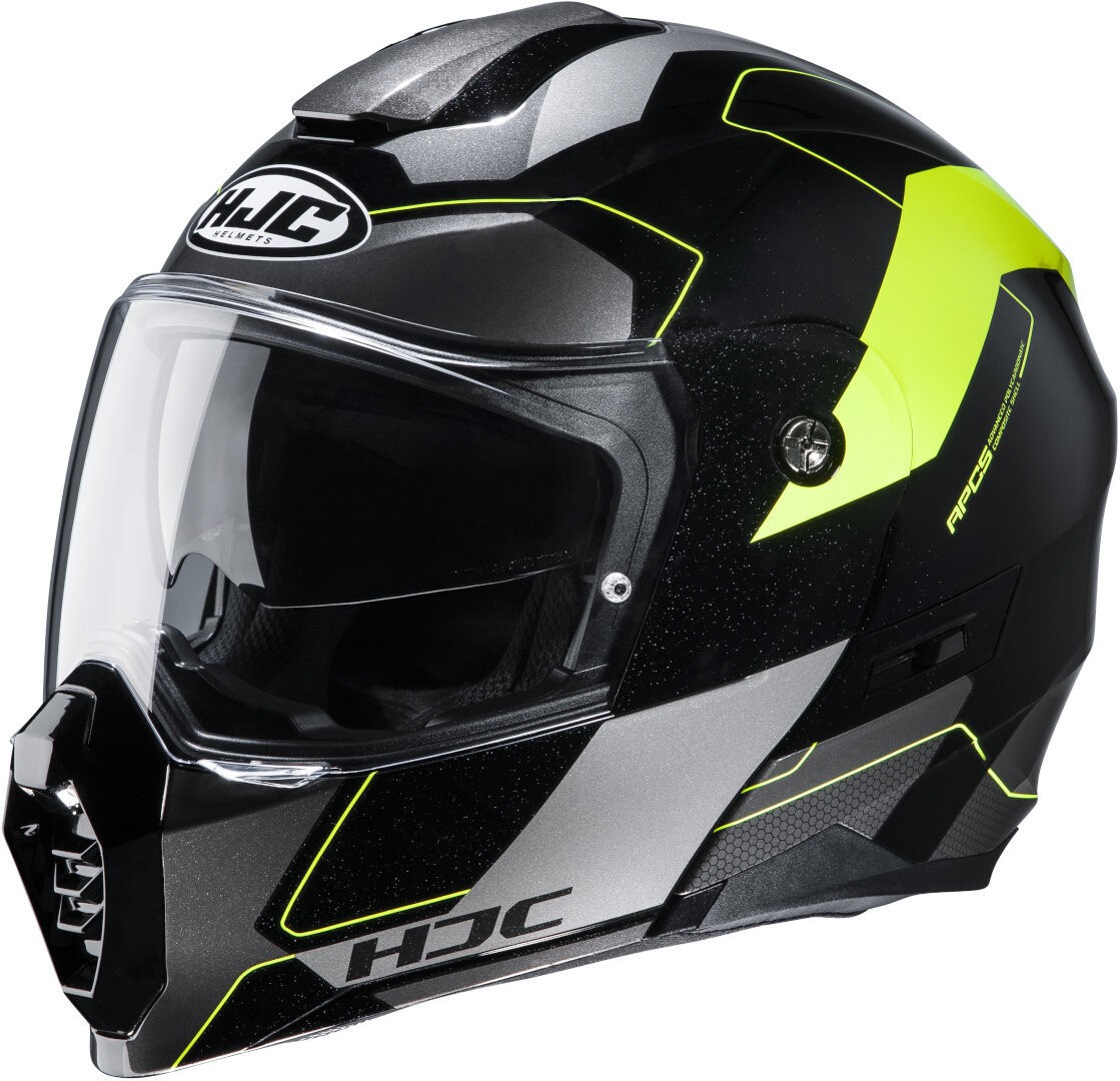Hjc C80 Rox giallo yellow MC4 Helmet casque
