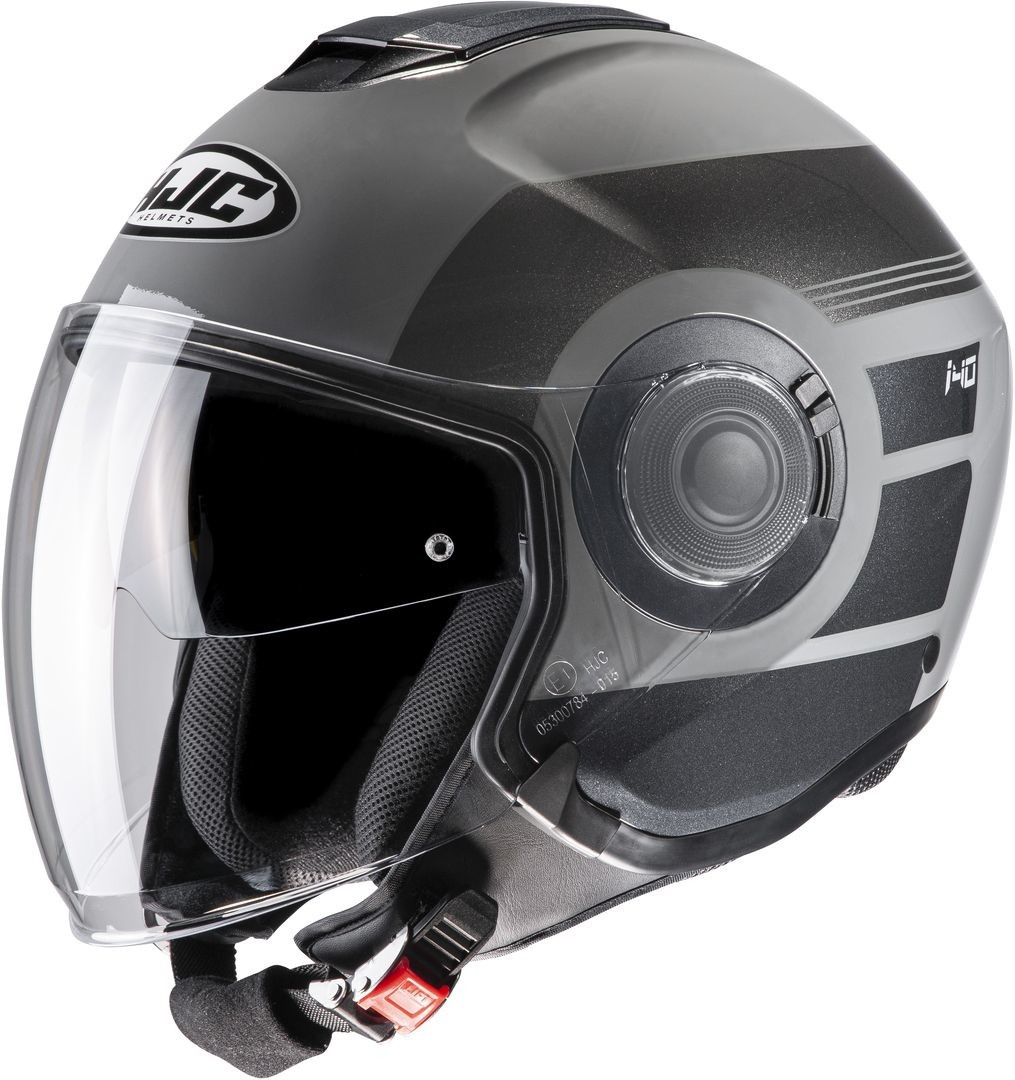 Casco jet Hjc i40 Spina nero grigio black grey MC5 Helmet casque