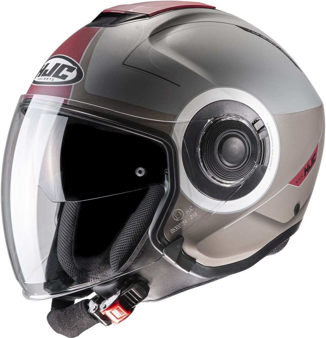Casco jet Hjc i40 Panadi rosso red MC1 Helmet casque