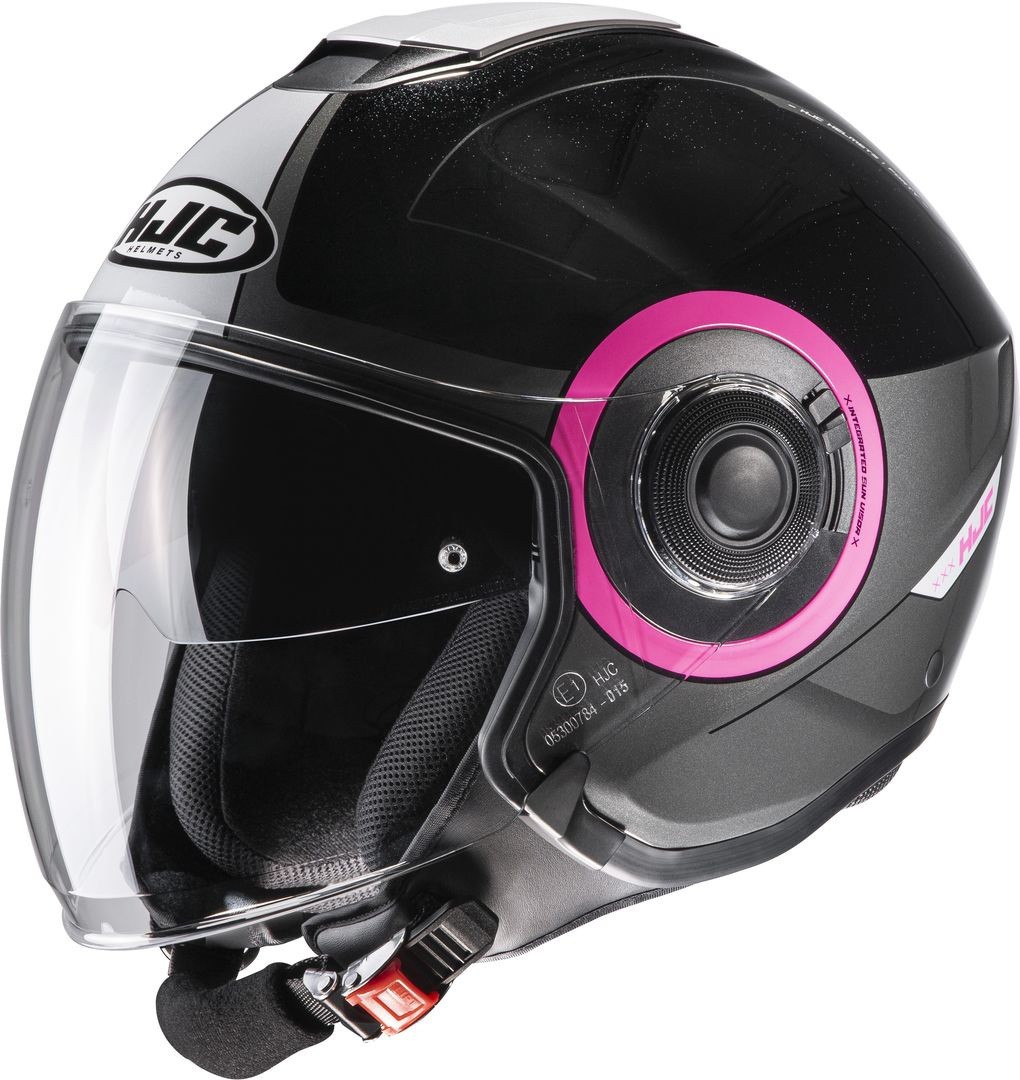Casco donna jet Hjc i40 Panadi fucsia MC8 lady woman Helmet casque