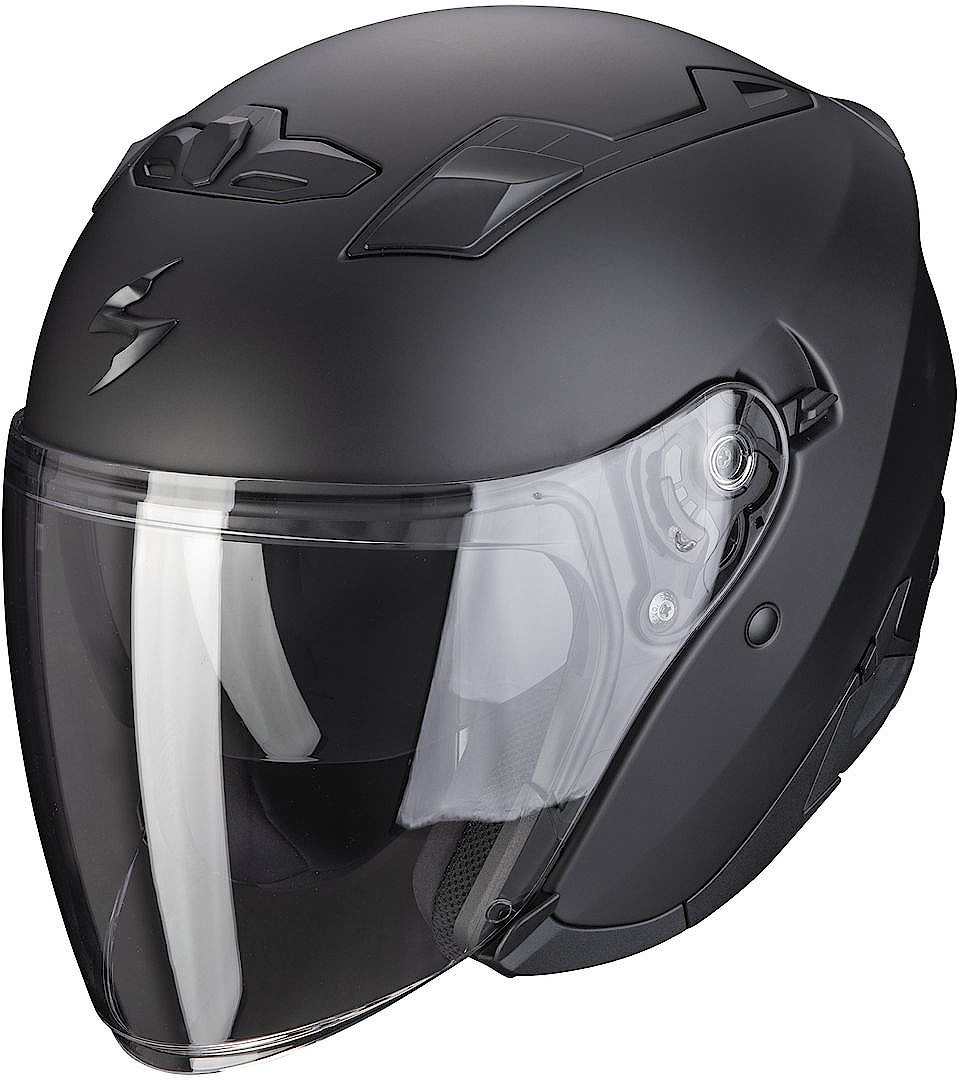 Casco jet Scorpion Exo 230 nero opaco black matt helmet casque