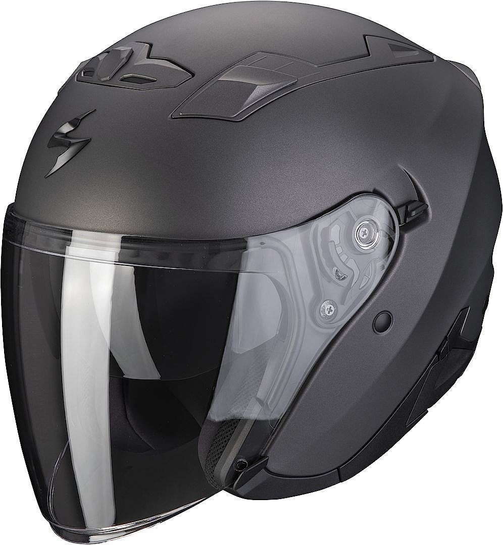 Casco jet Scorpion Exo 230 antracite opaco matt helmet casque