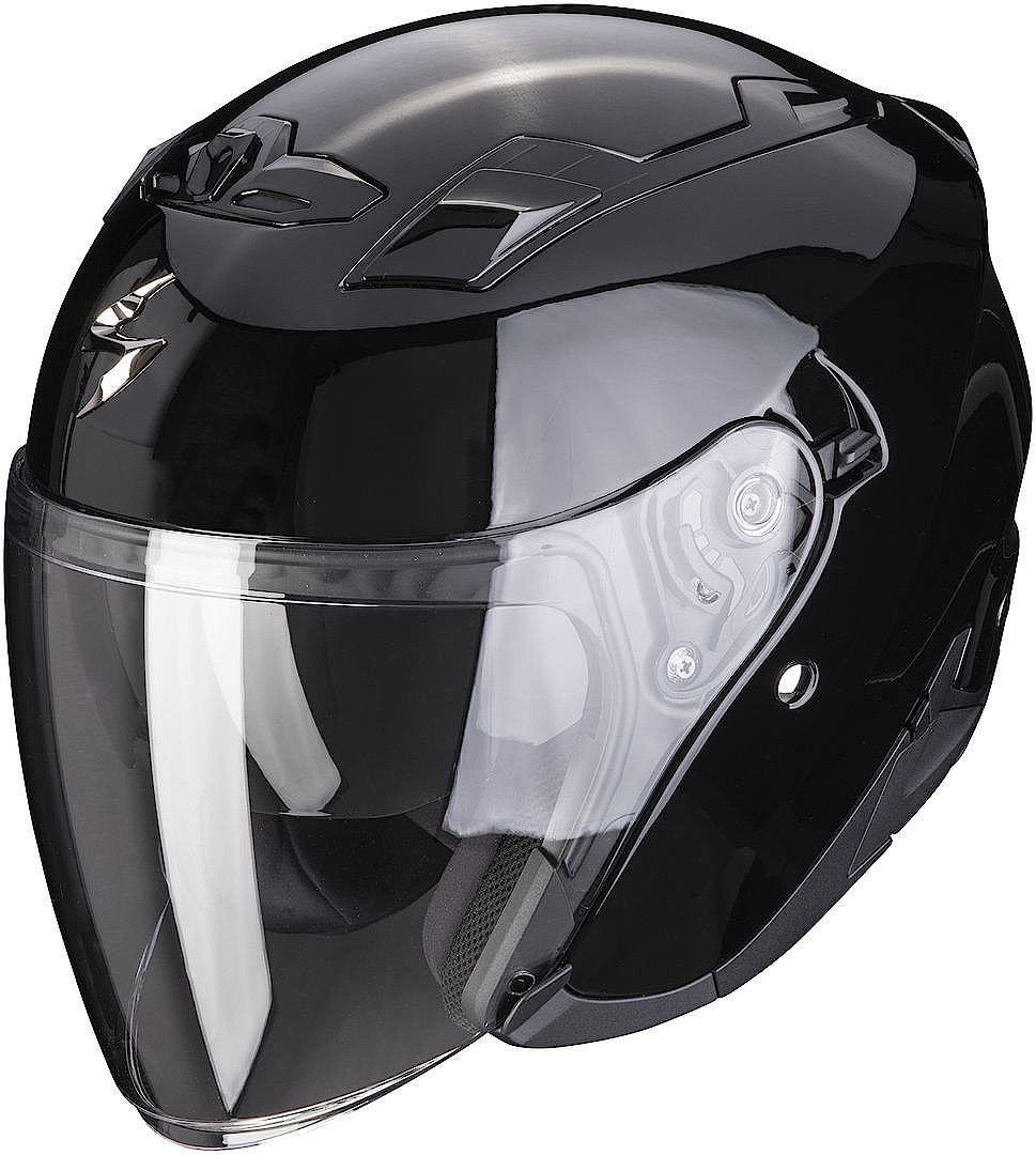 Casco jet Scorpion Exo 230 nero lucido black helmet casque