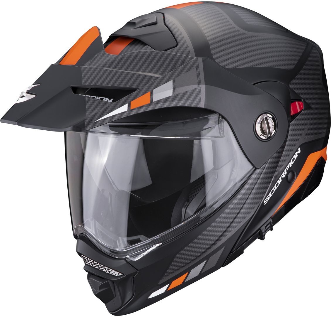 Casco Scorpion ADX-2 Camino arancione orange Helmet casque
