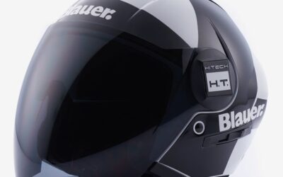 Casco Blauer Real A black white helmet casque