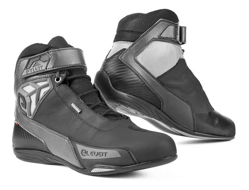 Scarpe moto Eleveit Stunt WP nero black shoes