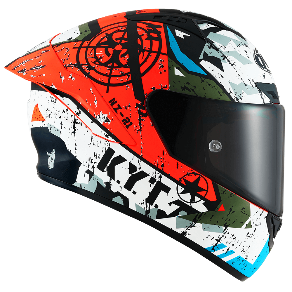 Casco integrale KYT NZ RACE Blazing RED helmet