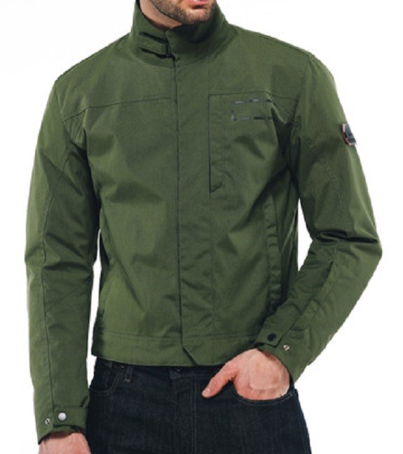 Giacca moto Dainese Kirby D-dry verde green jacket