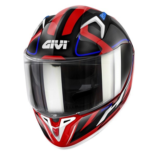 Casco integrale moto Givi 50-8 Racer WHITE RED BLACK Helmet casque