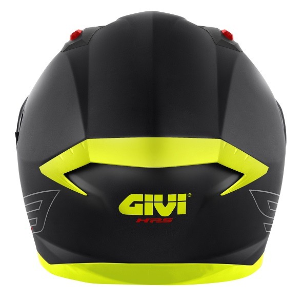 Casco integrale moto Givi 50.9 MATT BLACK SILVER YELLOW Helmet casque