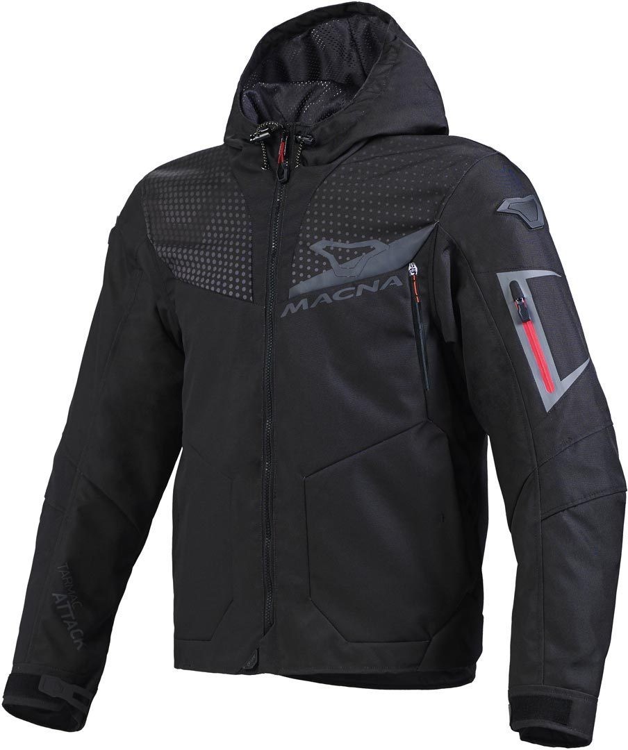 Giacca moto sport touring Macna Imbuz nero black jacket