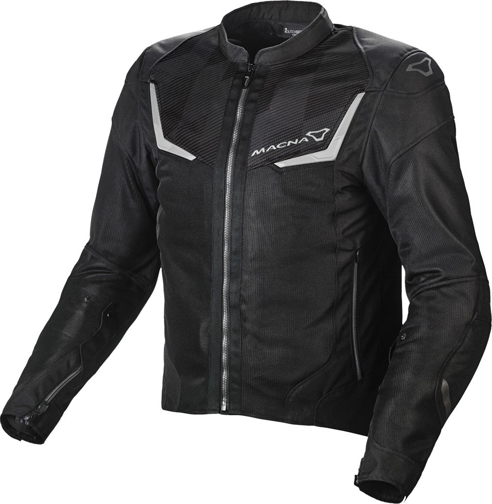 Giacca moto sport touring Macna Orcano nero black jacket