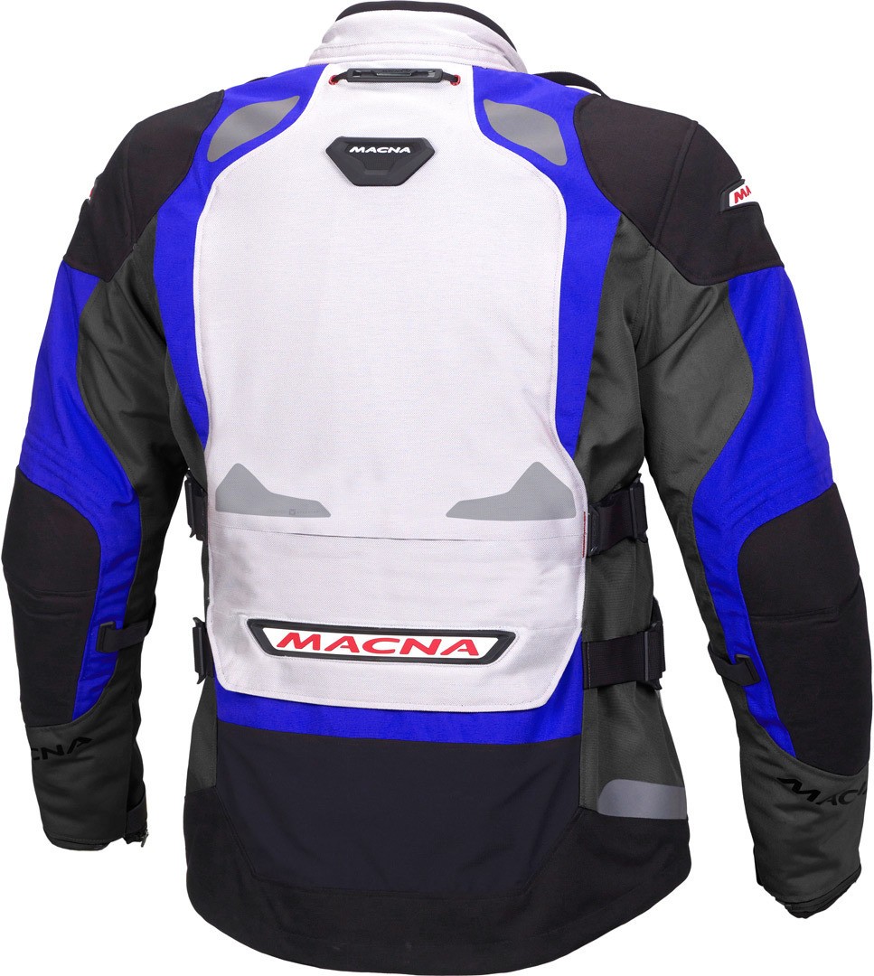 Giacca moto sport touring Macna Vosges nero grigio blu black grey blu triplo strato jacket