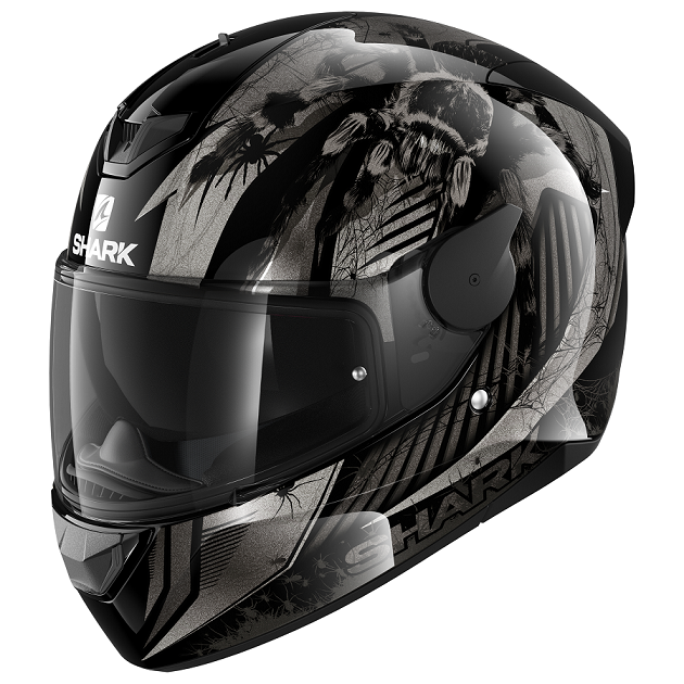 Casco integrale Shark D-Skwal 2 ATRAXX Mat Black Anthracite helmet casque