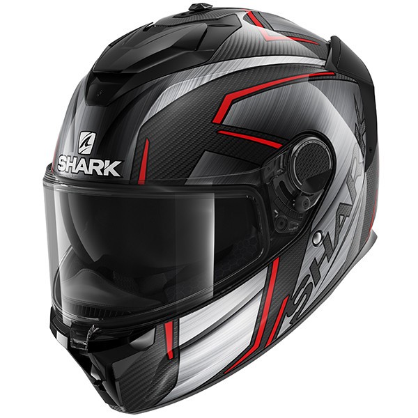 Casco integrale Shark Spartan GT Carbon Kromium cromato red helmet casque