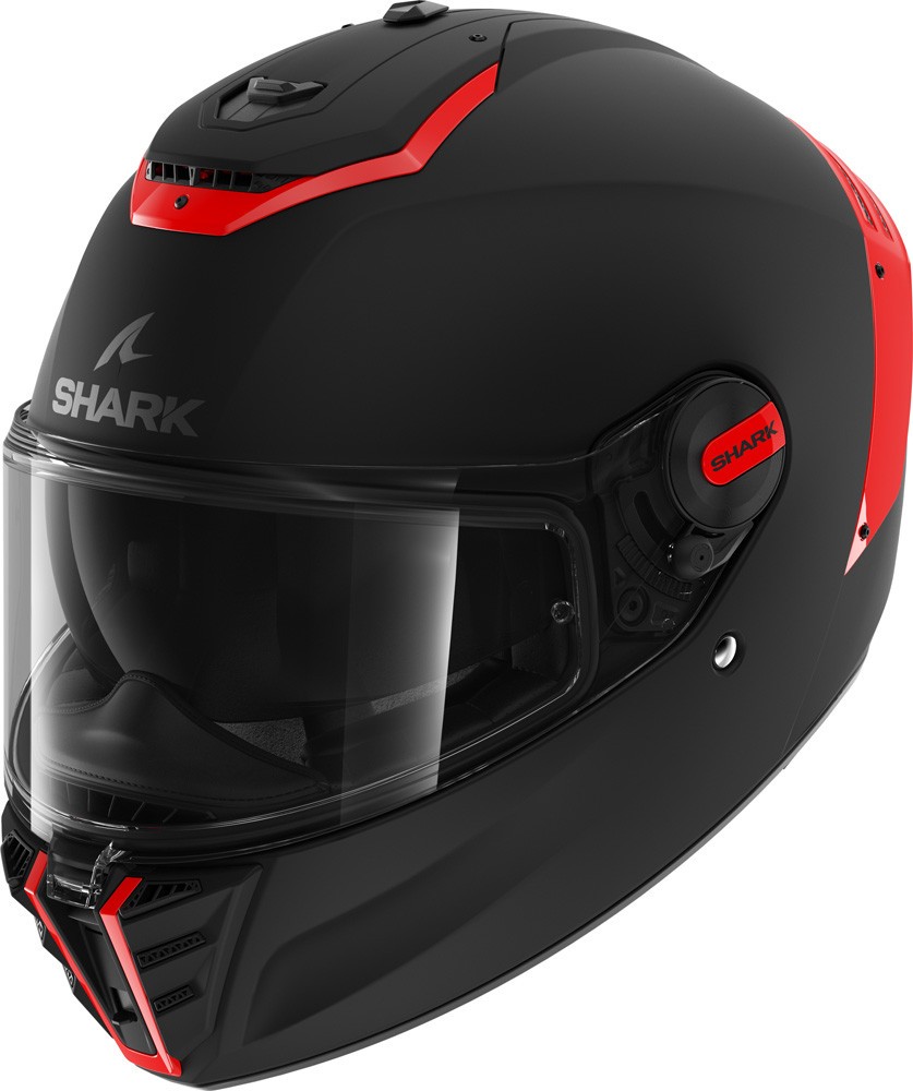 Casco integrale Shark Spartan RS black red helmet casque