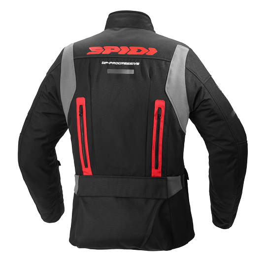 Giacca uomo moto impermeabile touring Spidi Traveler 3 H2out black red waterproof jacket