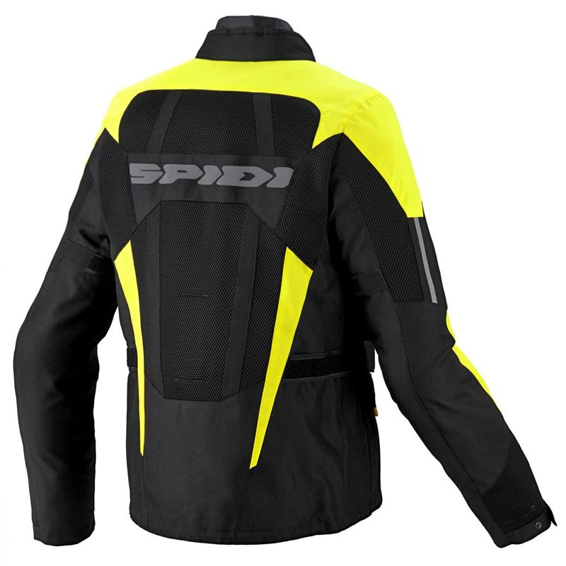 Giacca uomo moto touring Spidi Ventamax H2out yellow jacket