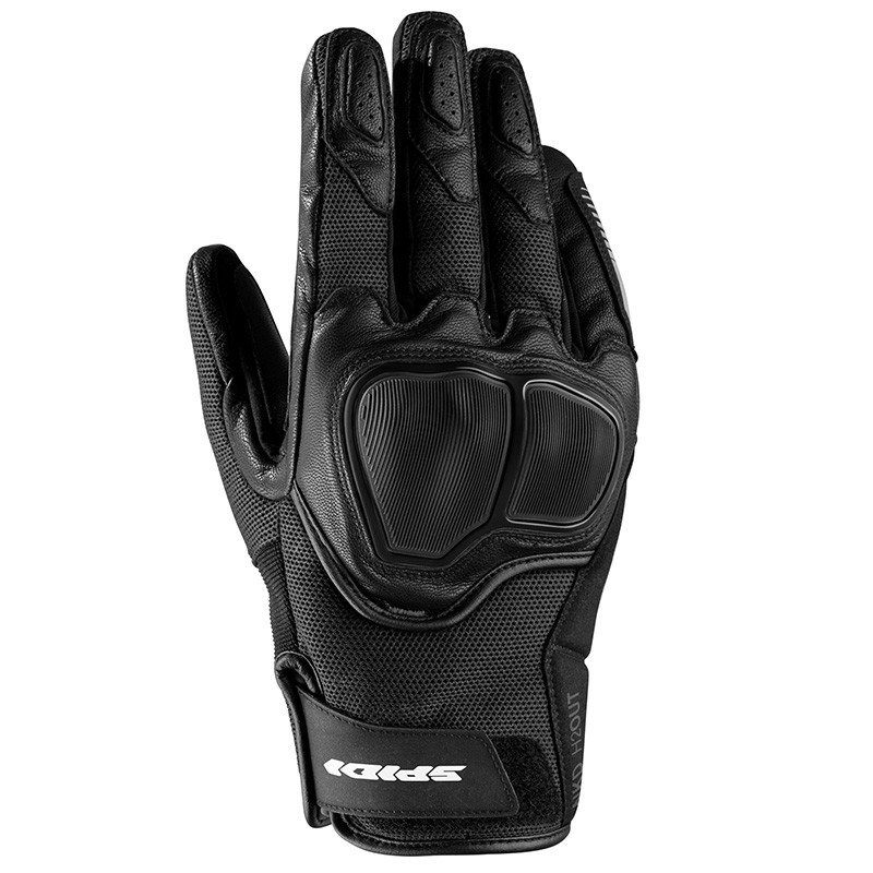 Guanti Spidi NKD H2out black leather gloves