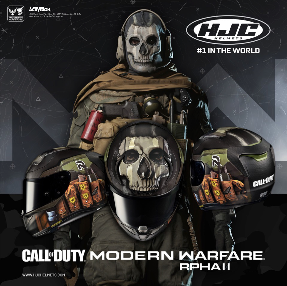 Casco integrale Hjc Rpha 11 Ghost Call Of Duty helmet