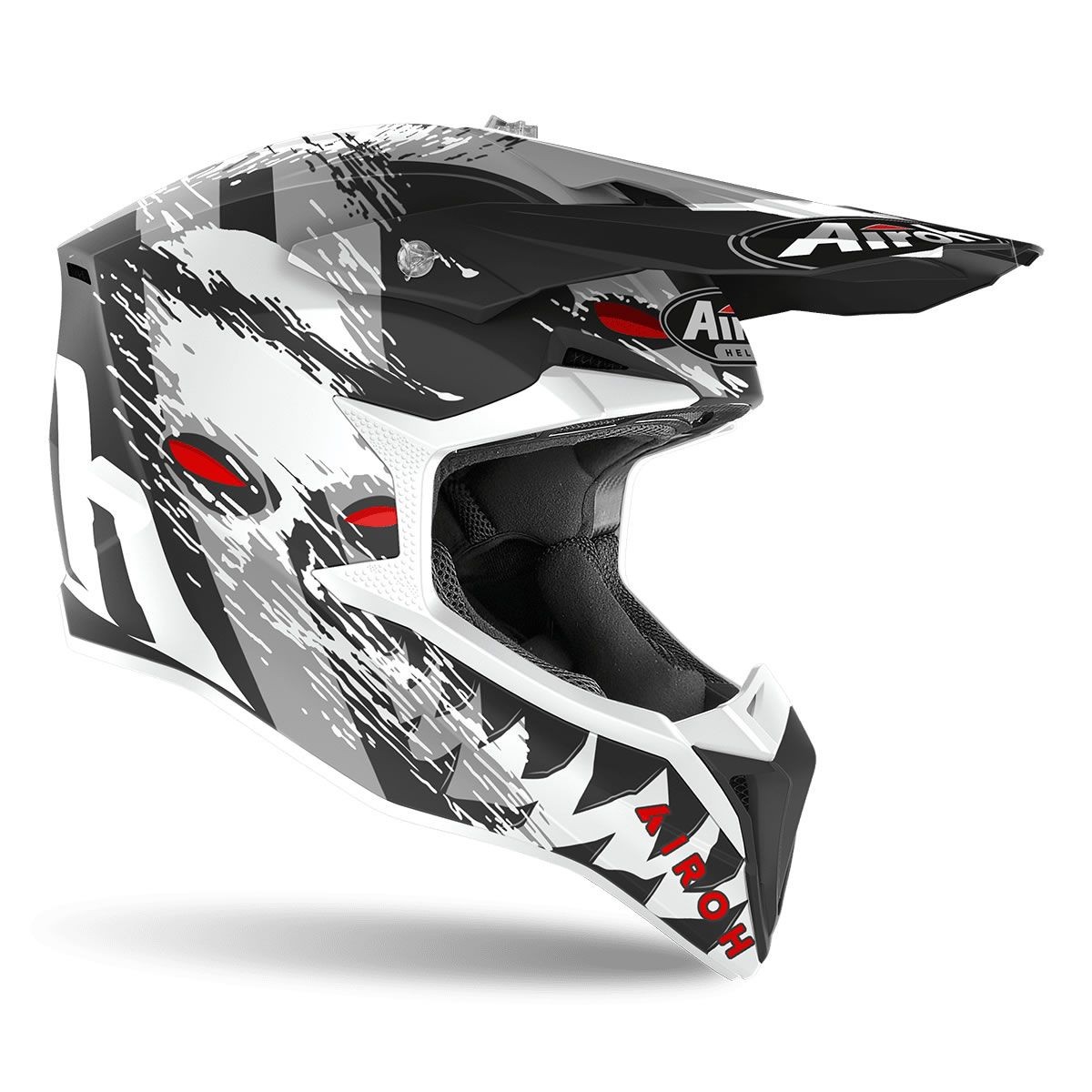 Casco moto cross Airoh Wraap Demon enduro motard off road helmet casque