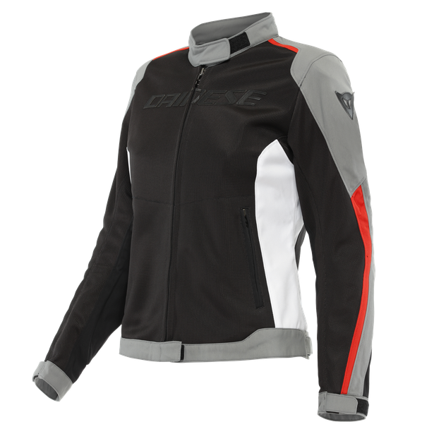 Giacca donna Dainese HydraFlux 2 Lady D-Dry BLACK CHARCOAL-GRAY LAVA-RED jacket