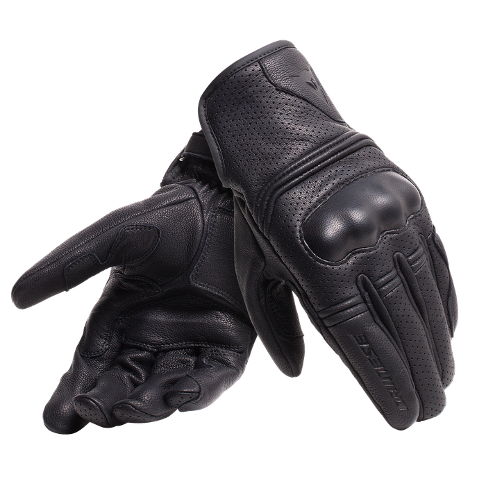Guanti pelle Dainese Corbin Air nero black leather gloves