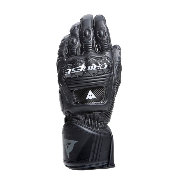 Guanti pelle Dainese Druid 4 nero Black long leather gloves pista corsa