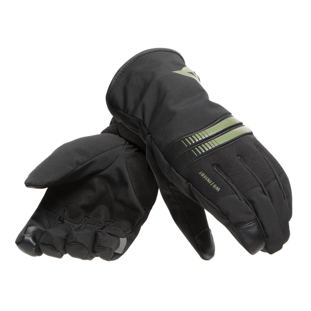 Guanti invernali moto Dainese Plaza 3 nero Black bronze green winter gloves