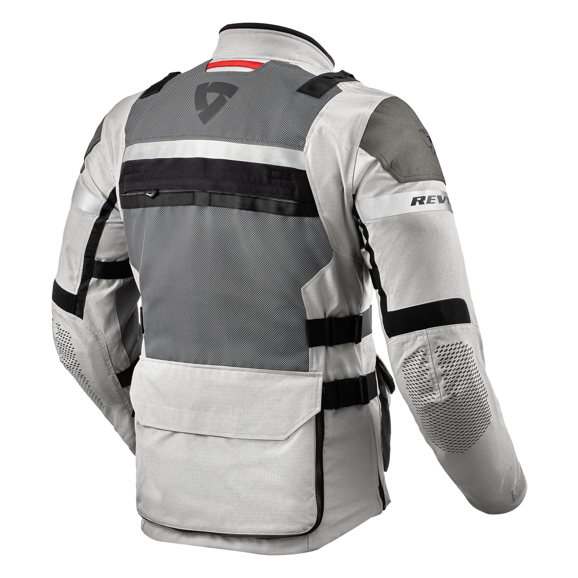 Giacca moto Rev'it Cayenne 2 argento silver jacket touring adventure