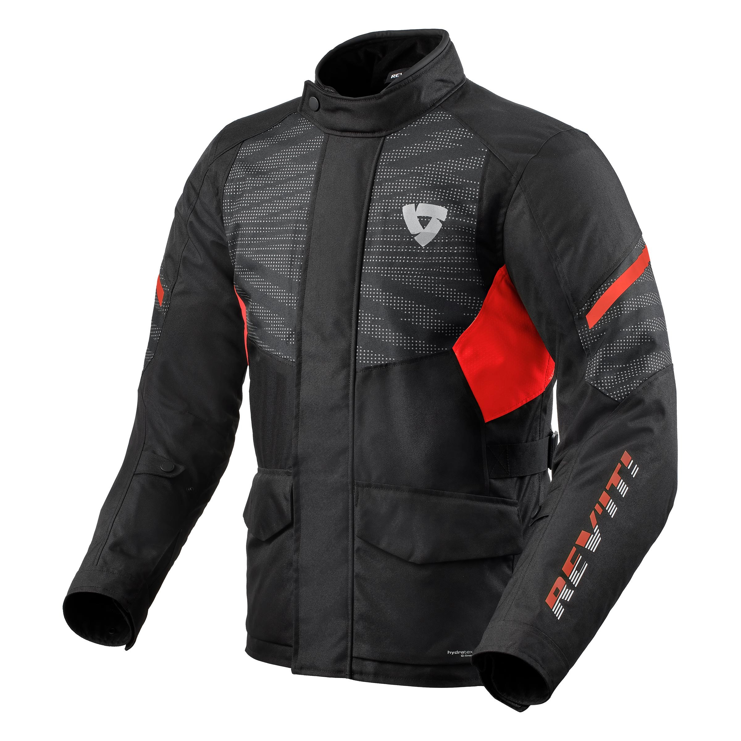 Giacca Revit Duke h2o black red jacket