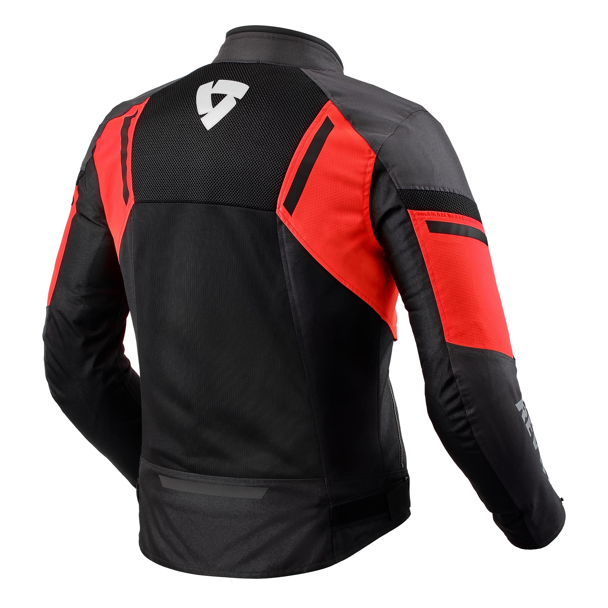 Giacca estiva moto Rev'it GT-R Air 3 Nero rosso black neon red summer jacket